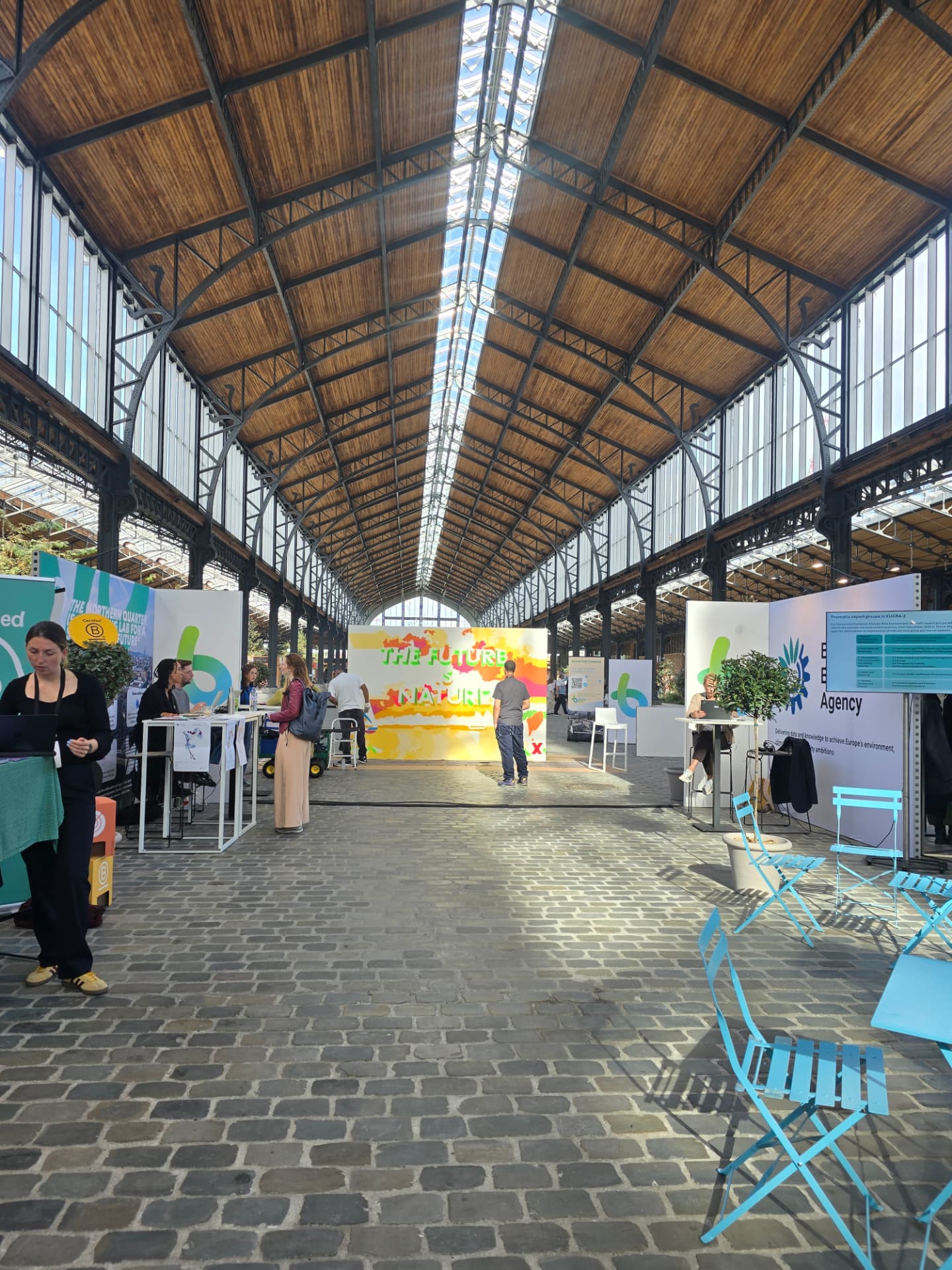 Vue de l’espace d’exposition de la Gare Maritime